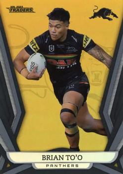 2023 NRL Traders Titanium - Gold Pearl Special #GS109 Brian To'o Front